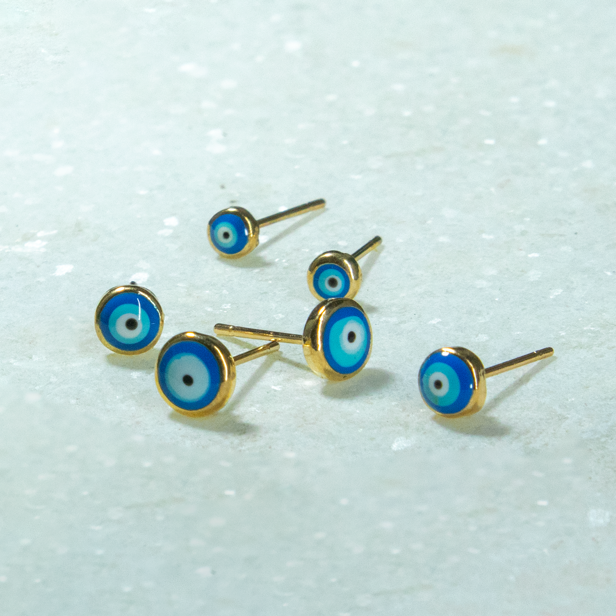 Evil Eye Mini Stud Earring Set