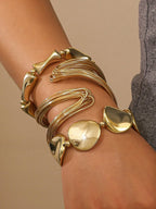 3 Piece Gold Bracelet Set