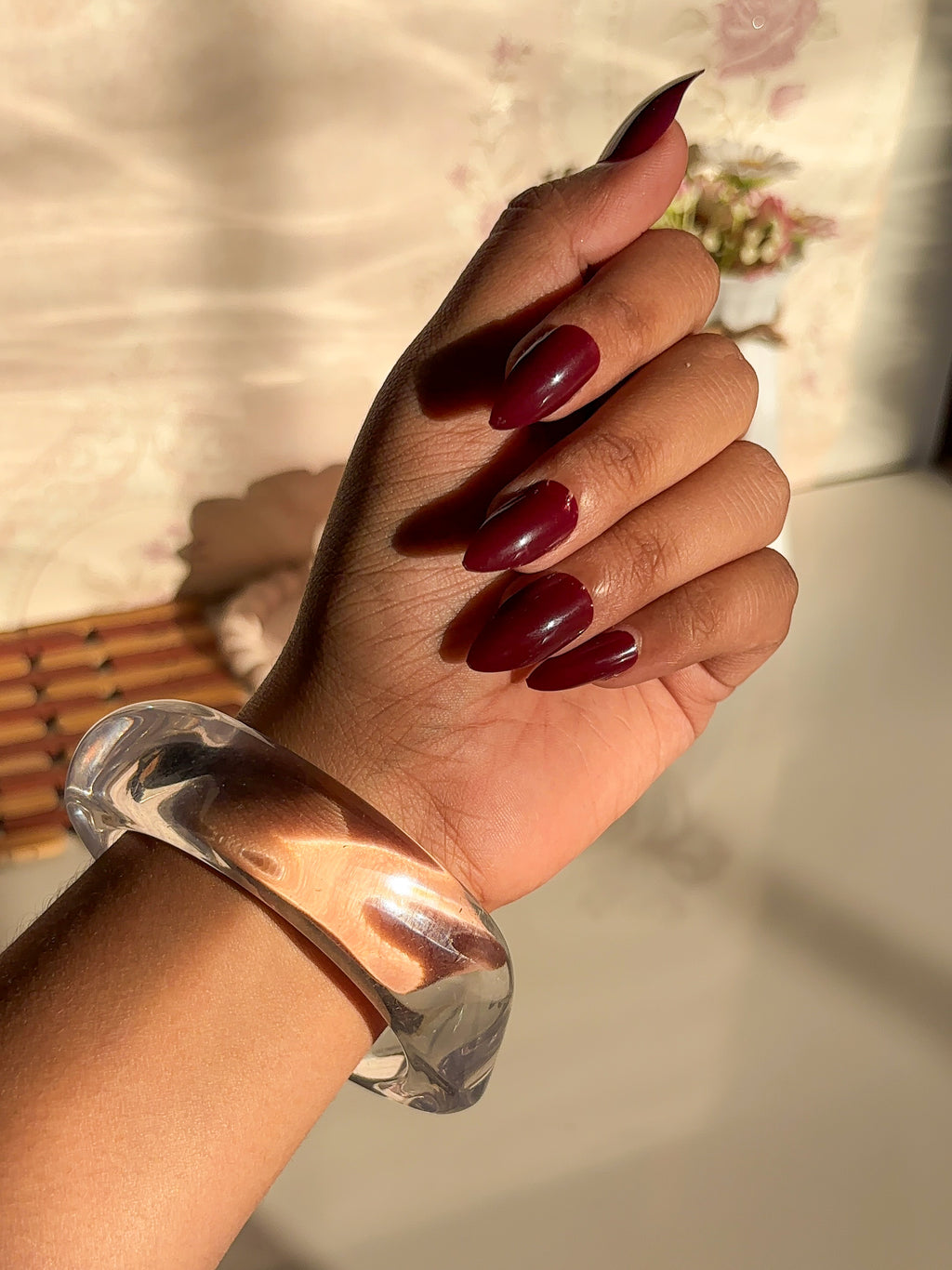 Chic Transparent Resin Bangle