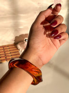 Amber Resin Bangle