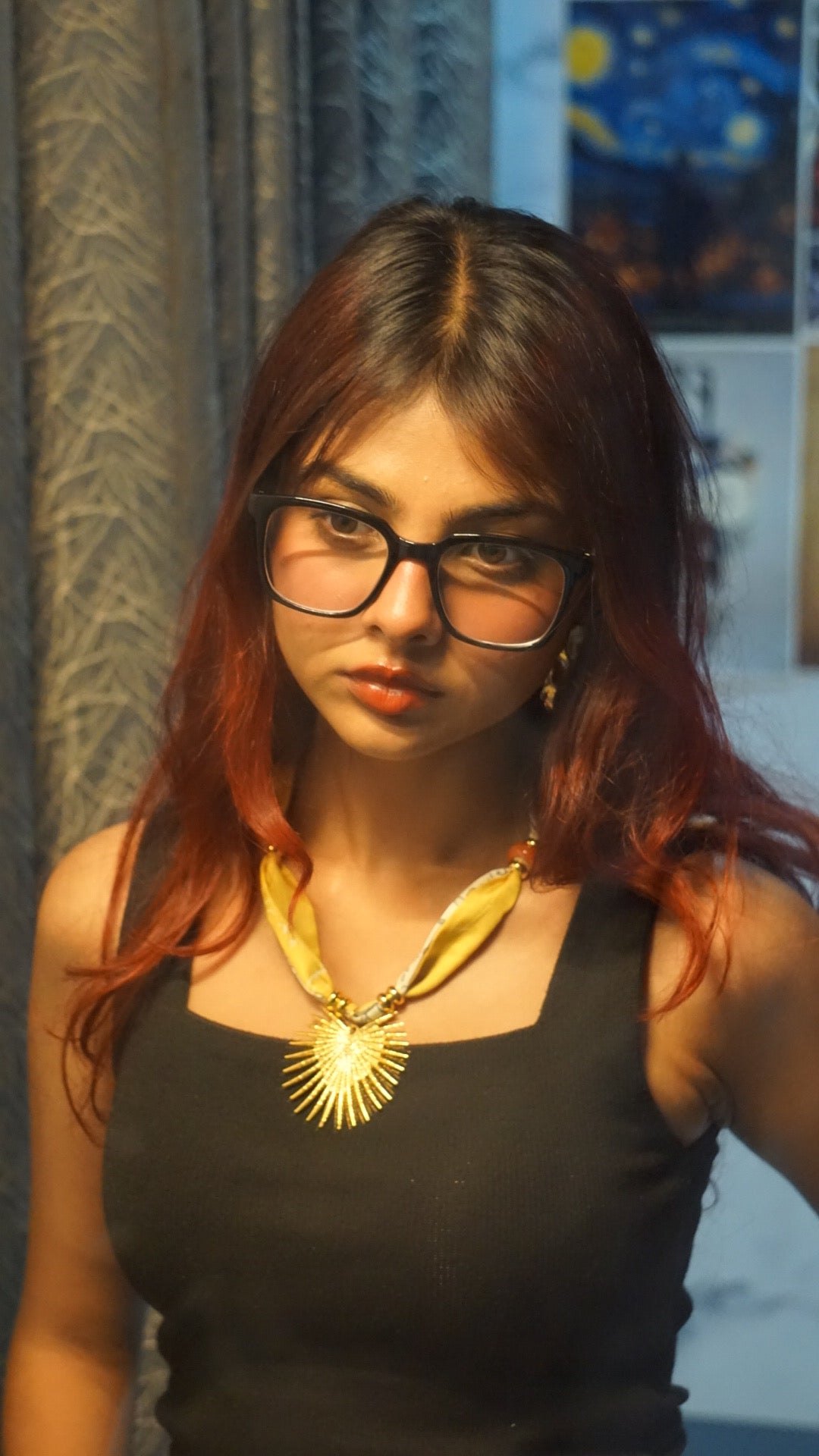 Floral Heart Scarf Necklace – Tropical Chic Elegance